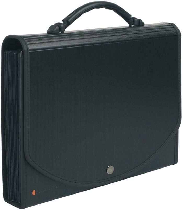 Exacompta Fächermappe Exactive 330 x 250 mm Schwarz Polypropylen 13 Fächer 33 x 5 x 26 cm