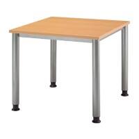 Bureau droit Hammerbacher Matrix Effect hêtre 800 x 800 x 760 x 68 - 76 mm