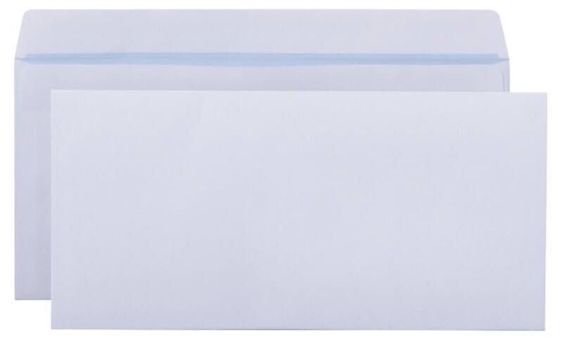 Enveloppes Viking Sans Fenêtre C6/5 229 (L) x 114 (H) mm Autocollante Blanc 80 g/m² 500 Unités