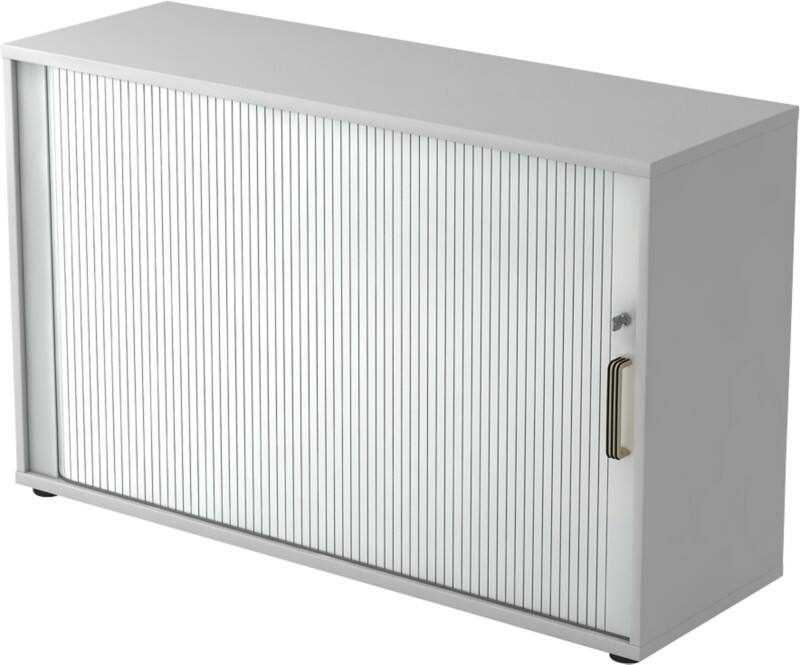 Hammerbacher Aktenschrank V1732S/5/S/SG Grau 1.200 x 400 x 748 mm