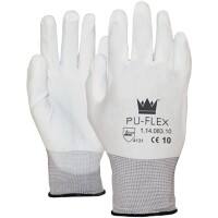 Handschuhe Flex Polyurethan Größe S Weiß 1 Paar à 2 Handschuh
