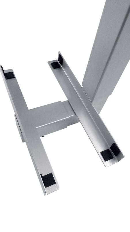 Support écran Hacmerbacher VRCPU/S R-Serie Argenté 19 x 50 cm