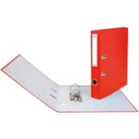 Classeur à levier Biella A4 40 mm Rouge 2 anneaux 10341445U Carton, PP (Polypropylène)