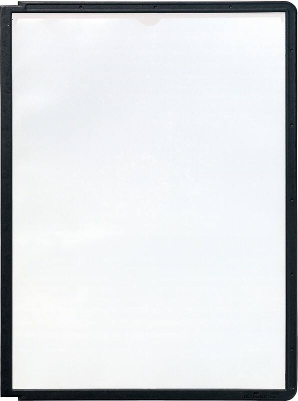 Présentoir DURABLE Sherpa 5 Panneaux A4 PP (Polypropylène) Noir 5 Unités