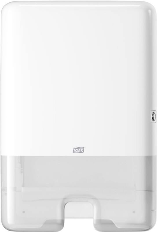 Tork Xpress Spender für Multifold Papierhandtücher 552000 - H2 Handtuchspender für Falthandtücher zur Einzeltuchentnahme, schlankes Design, weiss