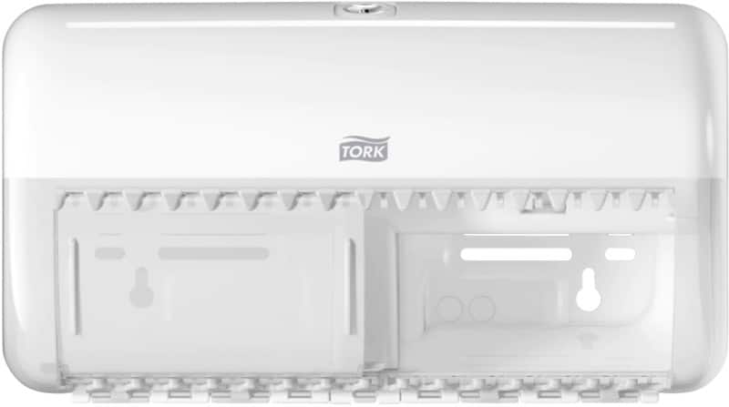 Distributeur de papier toilette Tork T4 Verrouillable Blanc 290 x 160 mm
