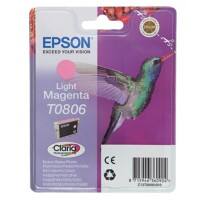 Cartouche jet d'encre Epson D'origine T0806 Magenta Clair C13T080640