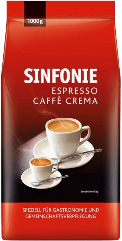 Café en grain Sinfonie Espresso Caffè Crema 1 kg
