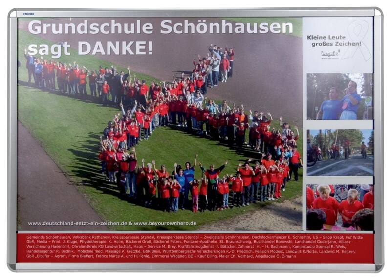 Franken A0 Klapprahmen Silber Aluminium BS0803 84,1 (B) x 118,9 (H) cm