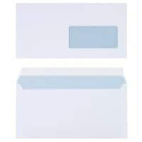 Enveloppes Office Depot Avec fenêtre C6/5 229 (l) x 114 (h) mm Bande adhésive Blanc 100 g/m² 500 Unités