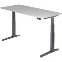 Bureau assis-debout Hammerbacher XBHM Gris/Graphite 1 800 x 800 x 720 mm