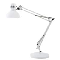 Lampe de bureau Alba Architect Blanc 20 W Fluorescent, À économie d'énergie 259,1 x 257,1 x 890 mm