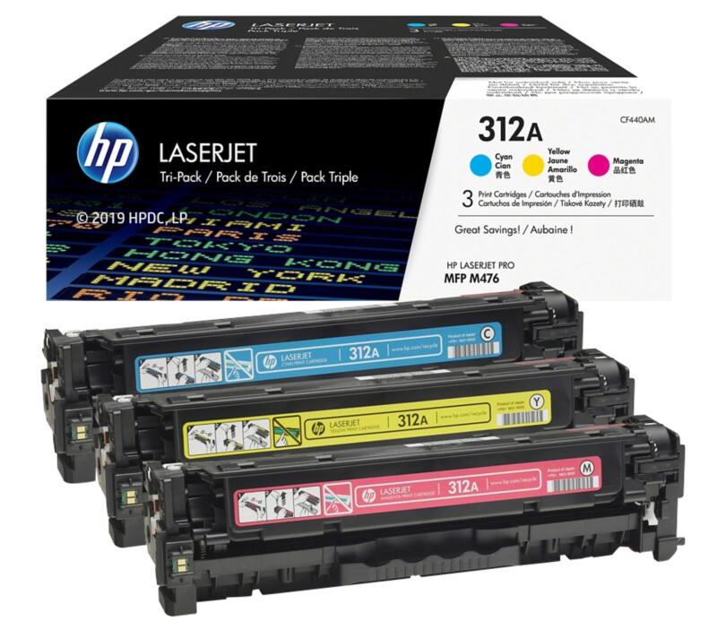 Toner HP 312A CF440AM D'origine Cyan, magenta