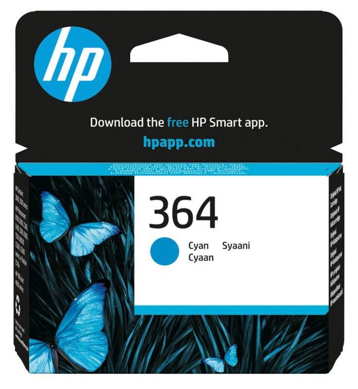 Cartouche jet d'encre HP 364 D'origine CB318EE Cyan