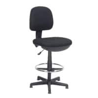 Siège pivotant Realspace Draughtsman Tissu Noir