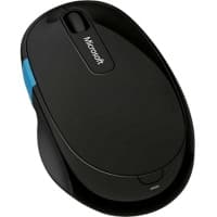 Souris sans fil Microsoft Sculpt Comfort Laser Blue Track Pour droitier Bluetooth Noir