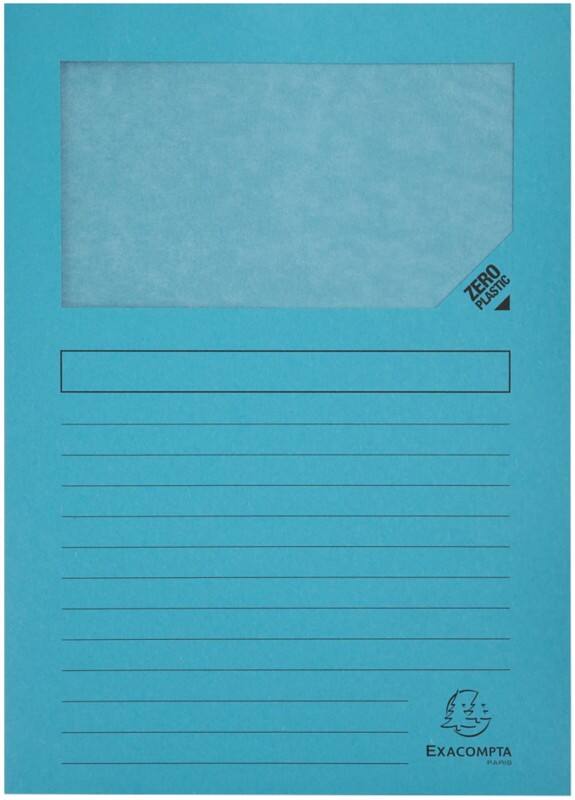 Exacompta Forever Ordnungsmappe DIN A4 Hellblau Manila Recycelt 100% 130 g/m² 100 Stück