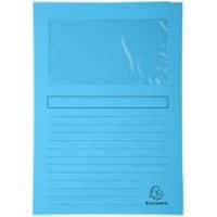 Exacompta Forever Farde A4 Bleu clair Manille Recyclé 100% 130 g/m² 100 Unités