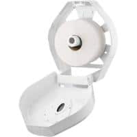 Toilettenpapierspender Maxi ABS-Kunststoff Abschließbar Wandmontage Weiß