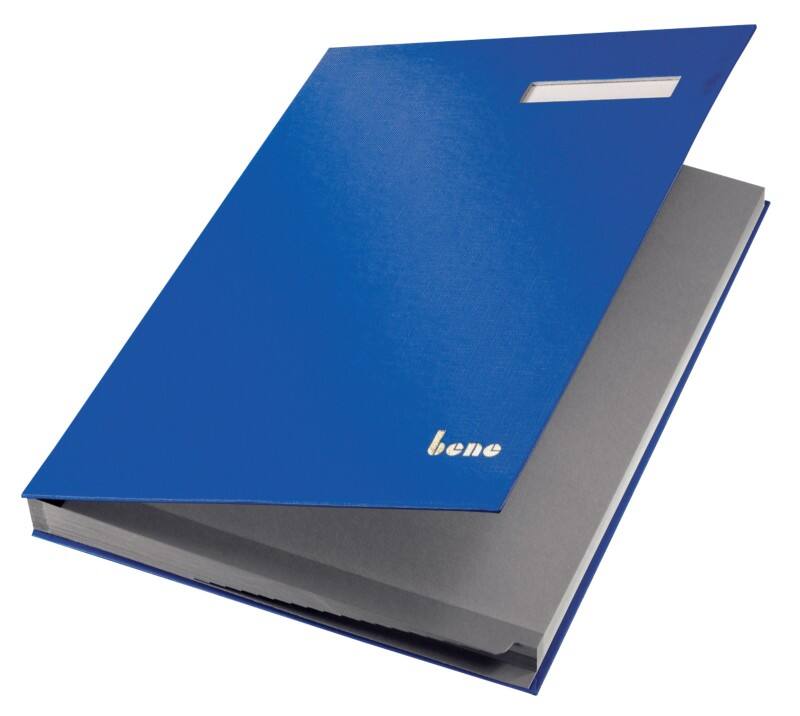 Bene Unterschriftsmappe 76400 Blau DIN A4