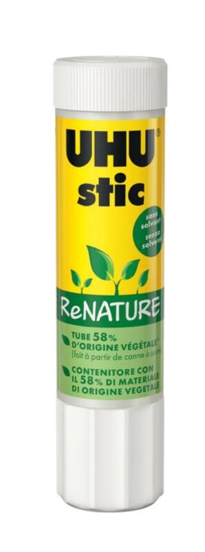 UHU ReNATURE Klebestift Permanent Transparent 21 g