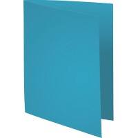 Exacompta Super Mappe DIN A4 Blau Pappkarton 60 g/m² 250 Stück