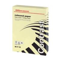 Office Depot Farbiges Kopier-/ Druckerpapier DIN A3 80 g/m² Gelb 500 Blatt