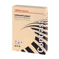 Office Depot DIN A4 Farbiges Papier Lachsfarben 160 g/m² Glatt 250 Blatt