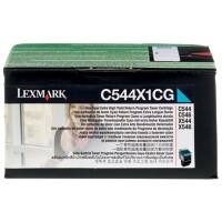 Toner Lexmark D'origine C544X1CG Cyan