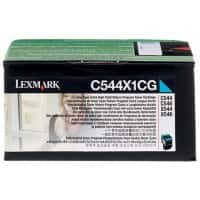 Lexmark C544X1CG Original Tonerkartusche Cyan