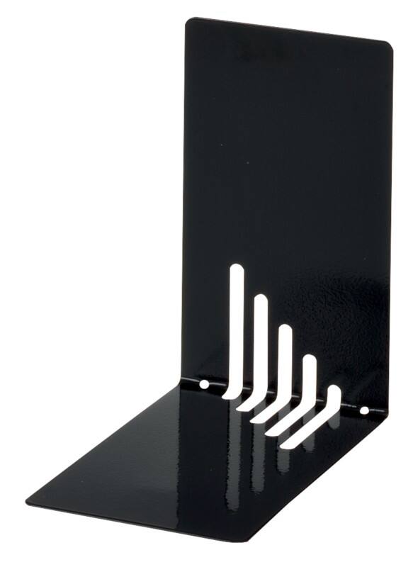 Maul Buchstütze Metall Schwarz 8,5 x 14 x 14 cm 2 Stück