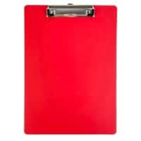 Porte-bloc Viking A4, Foolscap Carton, PVC (Polychlorure de vinyle) Rouge Portrait