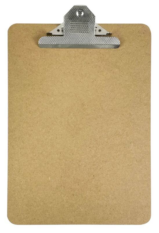 Viking Klemmbrett A4 MDF (mitteldichte Holzfaserplatte) Braun Hoch