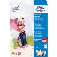 AVERY Zweckform Inkjet Inkjet Fotopapier Glänzend DIN A4 125 g/m² Weiß 20 Blatt