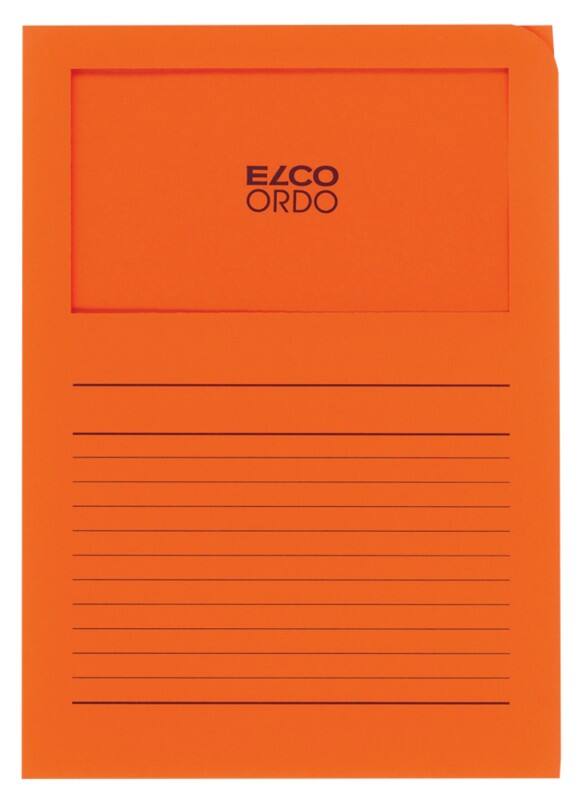 Elco Ordo Classico Dossier A4 Orange Papier 120 g/m² 100 Unités