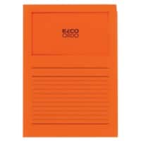 Elco Ordo Classico Fenstermappe DIN A4 Orange Papier 120 g/m² 100 Stück