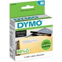 DYMO LW Etiketten Authentisch 11355 18432 Selbsthaftend Schwarz auf Weiss 19 x 51 mm 500 Etiketten