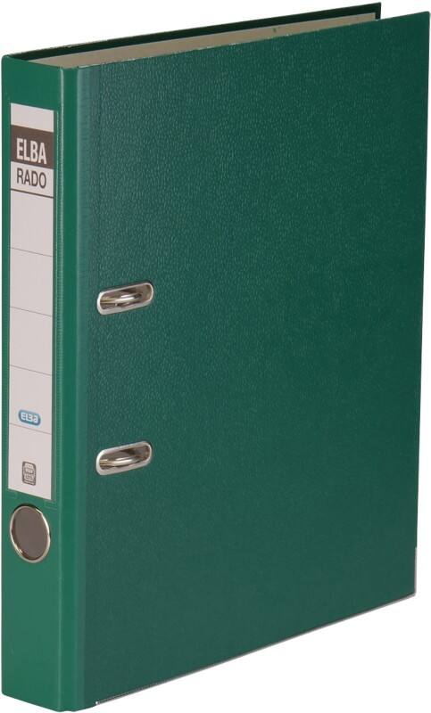 ELBA Rado Brilliant Ordner Schmal A4 50 mm Grün 2 Ringe 100022607 Kunststoff