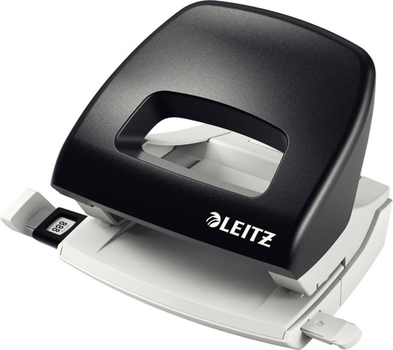 Leitz NeXXt 2 Löcher Locher Kunststoff, Metall 16 Blatt 5038 Schwarz