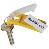 DURABLE Schlüsselanhänger Key Clip 65 x 25 x 12 mm 6 Stück