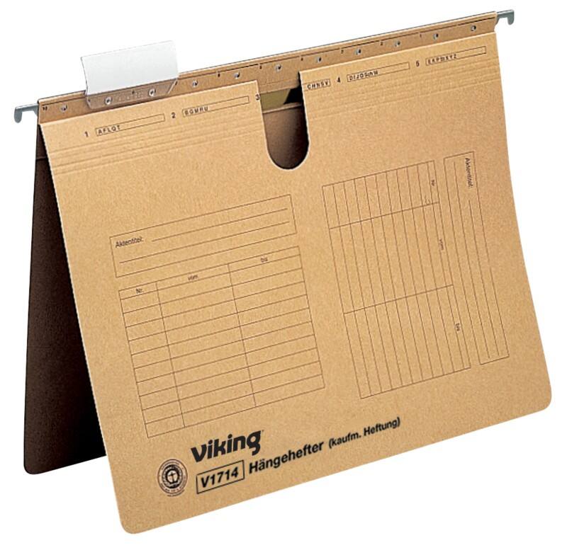 Dossiers suspendus Viking A4 V 230 g/m² Marron 25 Unités