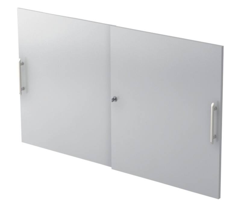 Portes d'armoire Hammerbacher Matrix Gris clair 1200 x 748 mm 2 unités