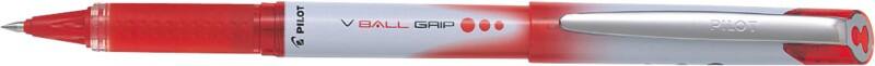 Stylo roller Pilot V-Ball Grip Non rétractable Rouge 0,3 mm Fin Conique