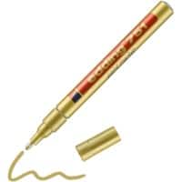 edding 751 Permanent Lackmarker Gold Fein Rundspitze 1 - 2 mm