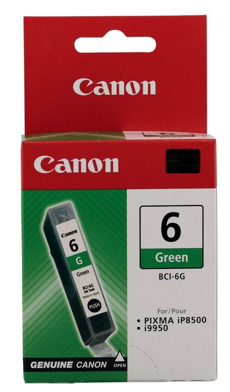 Cartouche jet d'encre Canon D'origine BCI-6GGR Vert