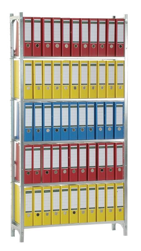 Rayonnage de départ Manuflex 5 étagères 960 x 300 x 1900 mm