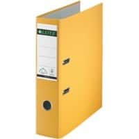 Classeur Leitz Swiss Edition 180° A4 80 mm Jaune 2 anneaux 1013 Portrait