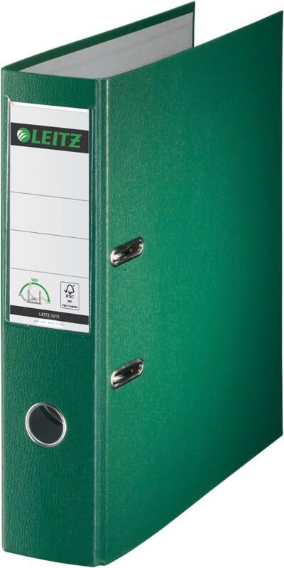 Leitz Swiss Edition 180° Breit Ordner A4 80 mm Grün 2 Ringe 1013 Kunststoff Hochformat