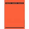 Leitz PC-beschriftbare Selbstklebende Rückenschilder 1687 Lang Für Leitz 1080 Qualitäts-Ordner Rot 62 x 285 mm 75 Stück