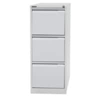 Armoire pour dossiers suspendus Bisley 3 tiroirs Gris clair 413 x 622 x 1'016 mm